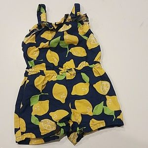 Lemon romper 3t